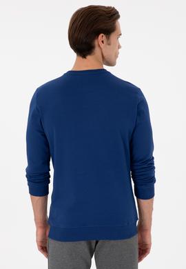 Erkek İndigo Sweatshirt - 50293742036