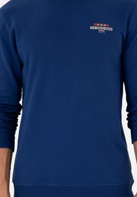 Erkek İndigo Sweatshirt - 50293742036