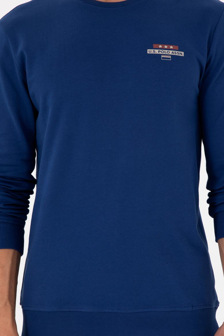 Erkek İndigo Sweatshirt - 50293742036