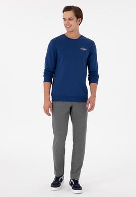 Erkek İndigo Sweatshirt - 50293742036