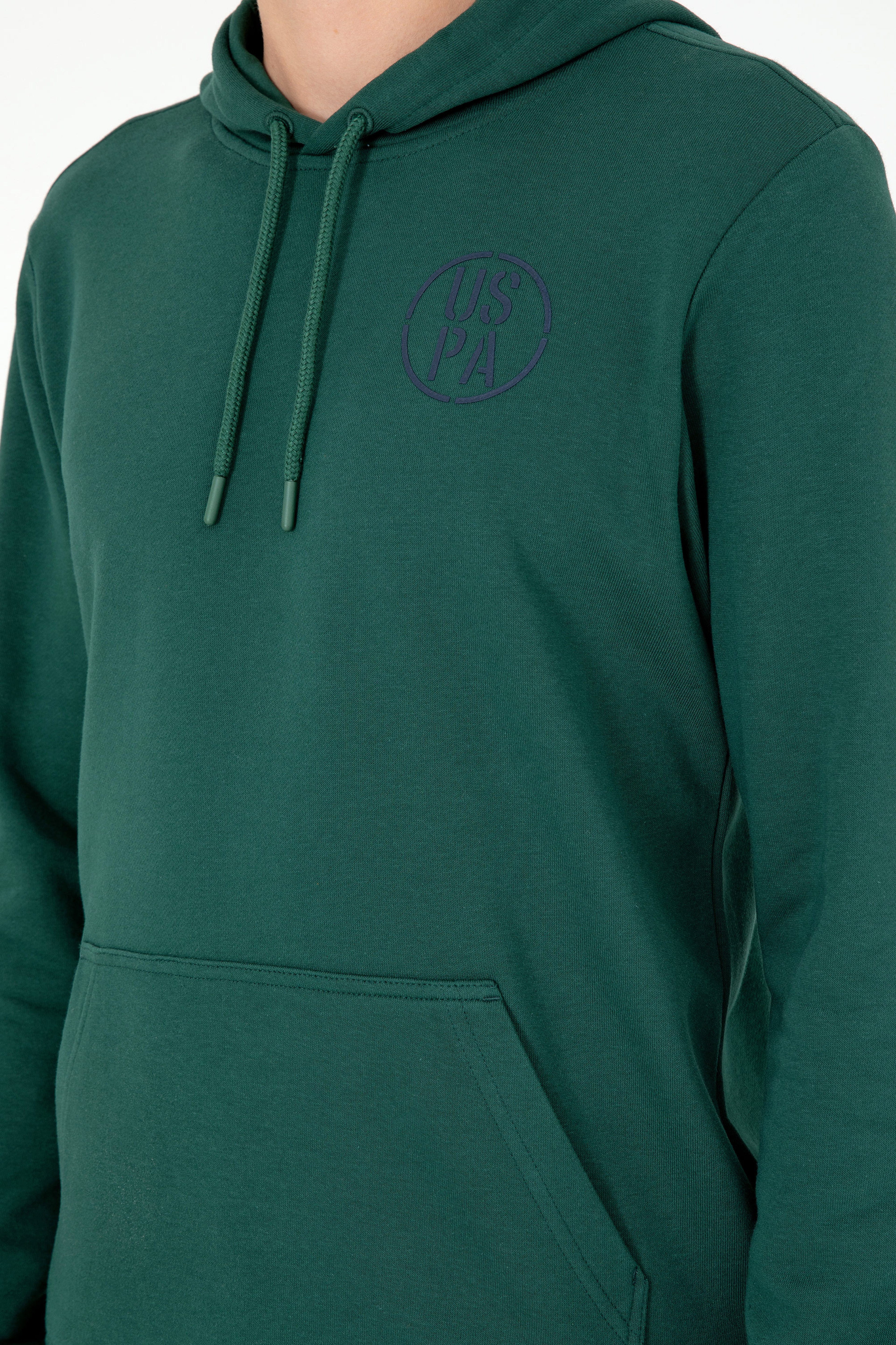 Erkek Koyu Yeşil Sweatshirt - Image 7