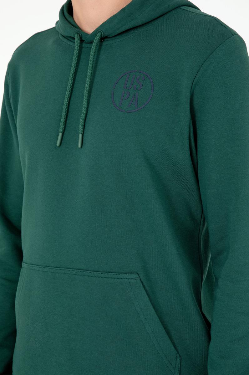 Erkek Koyu Yeşil Sweatshirt