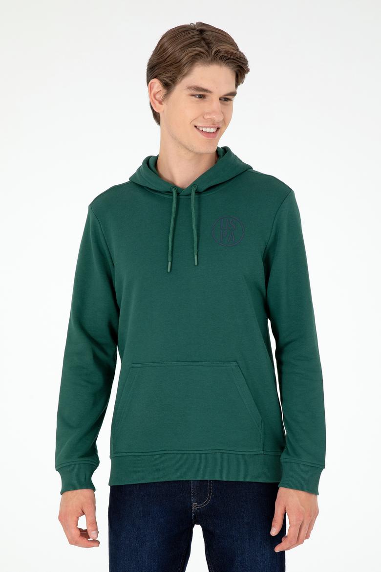 Erkek Koyu Yeşil Sweatshirt