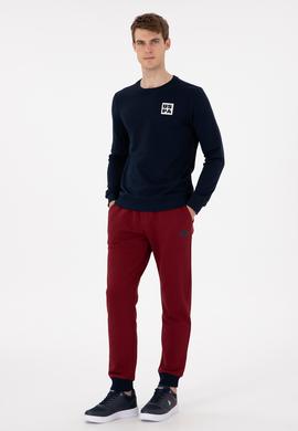 Erkek Regular Fit Bisiklet Yaka Lacivert Sweatshirt - 50293456007