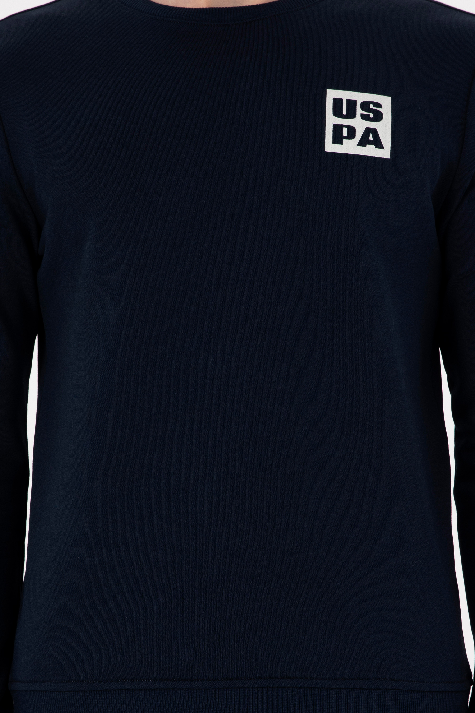 Erkek Regular Fit Bisiklet Yaka Lacivert Sweatshirt - Image 6