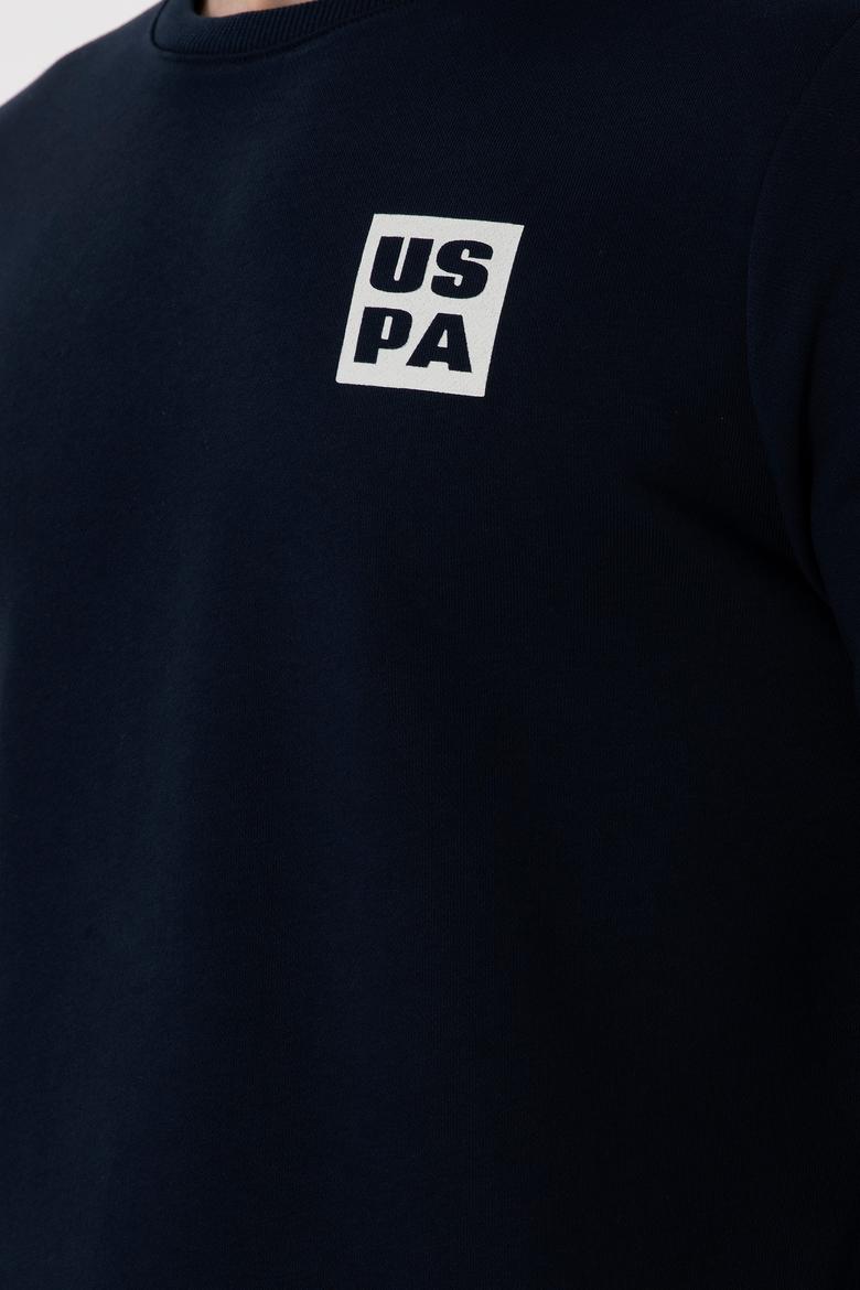 Erkek Regular Fit Bisiklet Yaka Lacivert Sweatshirt - 50293456007