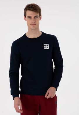 Erkek Regular Fit Bisiklet Yaka Lacivert Sweatshirt - 50293456007