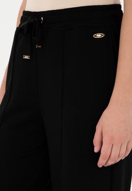 Kadın Siyah Loose Fit Eşofman Altı - 50297276014