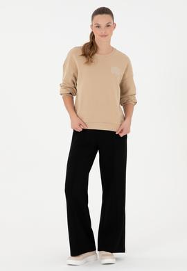 Kadın Siyah Loose Fit Eşofman Altı - 50297276014