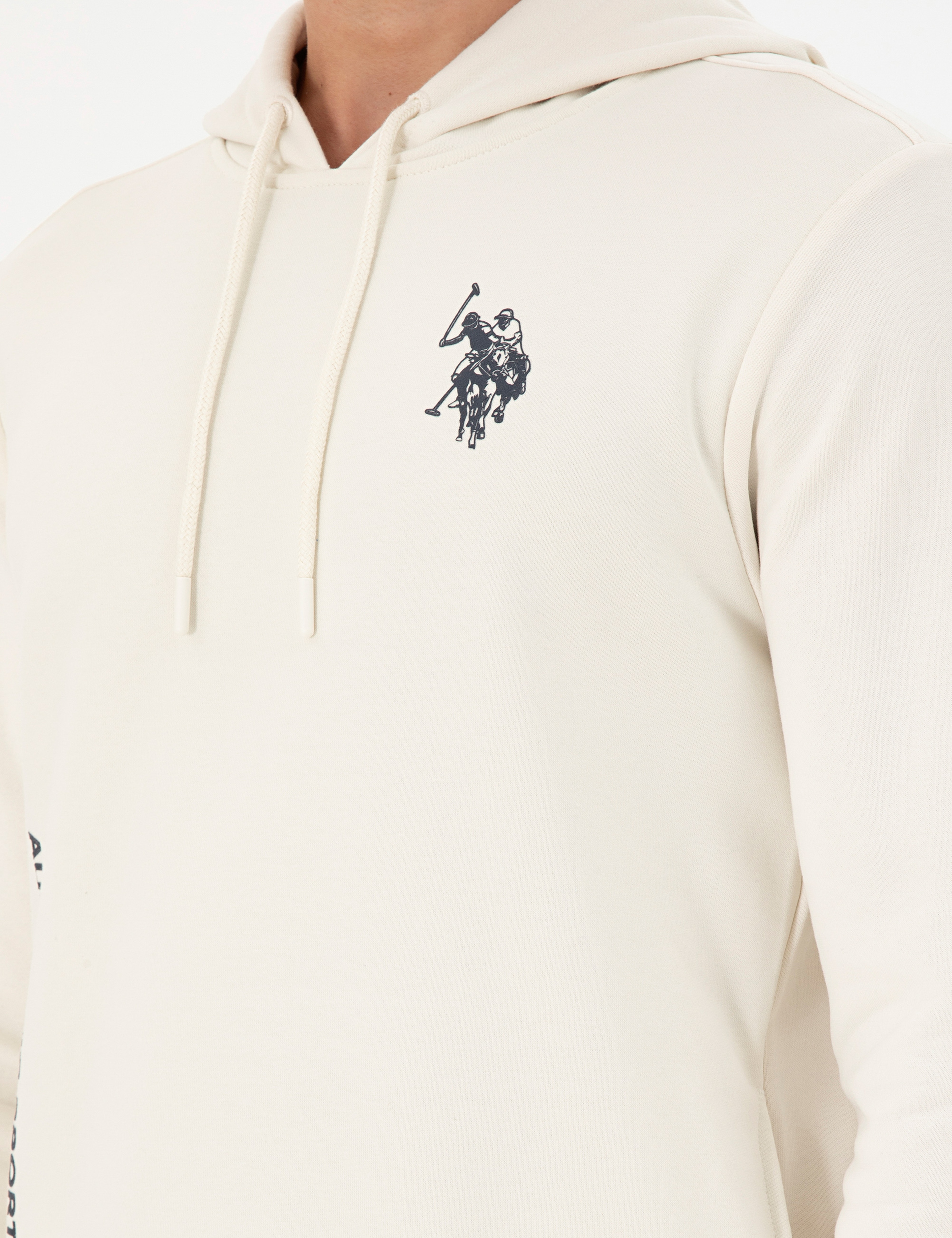 Erkek Krem Sweatshirt - Image 7