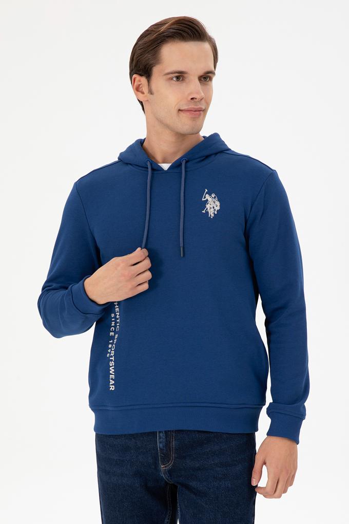 Erkek İndigo Sweatshirt