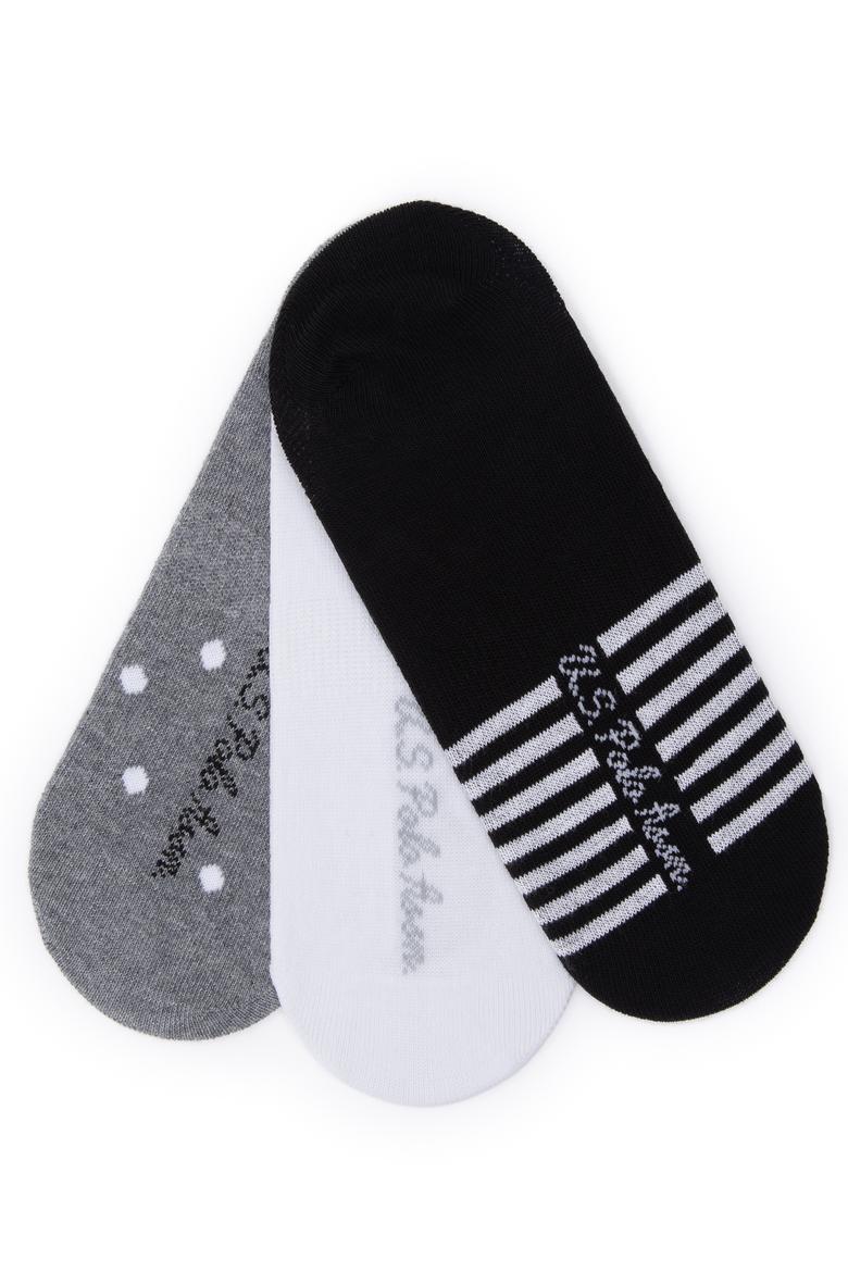 Kadın Siyah 3'lü Babet Çorap - 50299025001