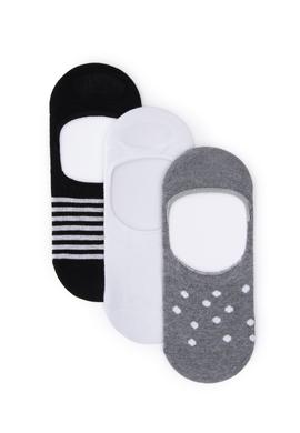 Kadın Siyah 3'lü Babet Çorap - 50299025001