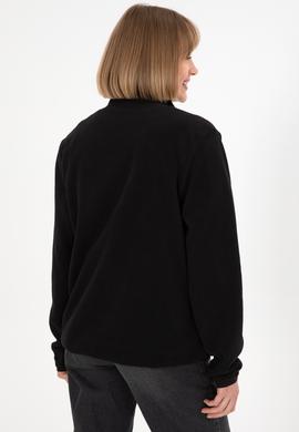 Erkek Siyah Basic Polar Hırka - 50298066086