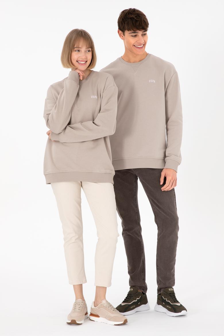 Erkek Bisiklet Yaka Taş Basic Şardonlu Sweatshirt - 50295148113