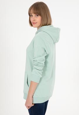 Erkek Su Yeşili Basic Sweatshirt - 50295167058