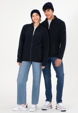 Erkek Lacivert Basic Polar Hırka - 50298066060