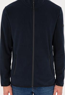 Erkek Lacivert Basic Polar Hırka - 50298066060