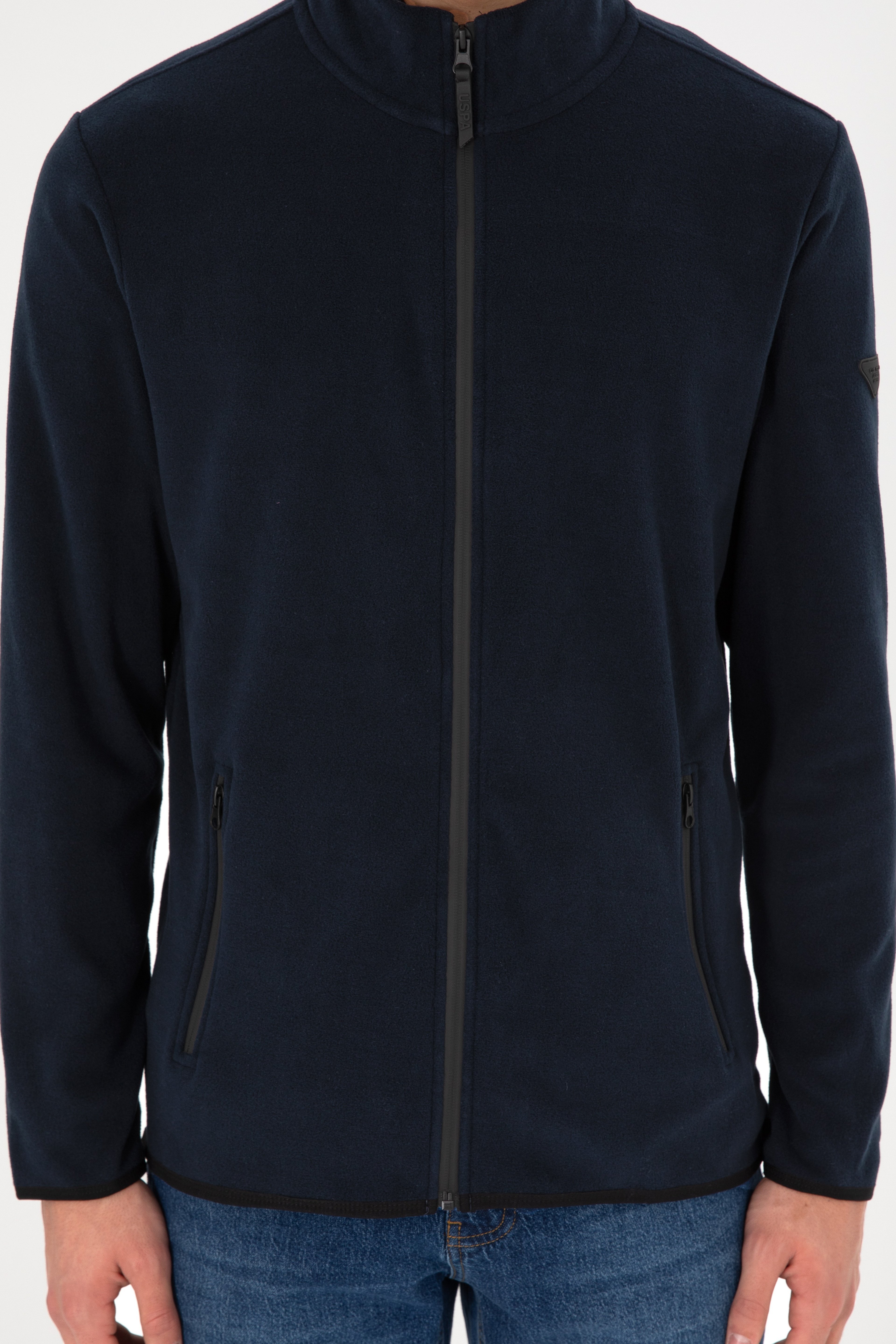 Erkek Lacivert Basic Polar Hırka
