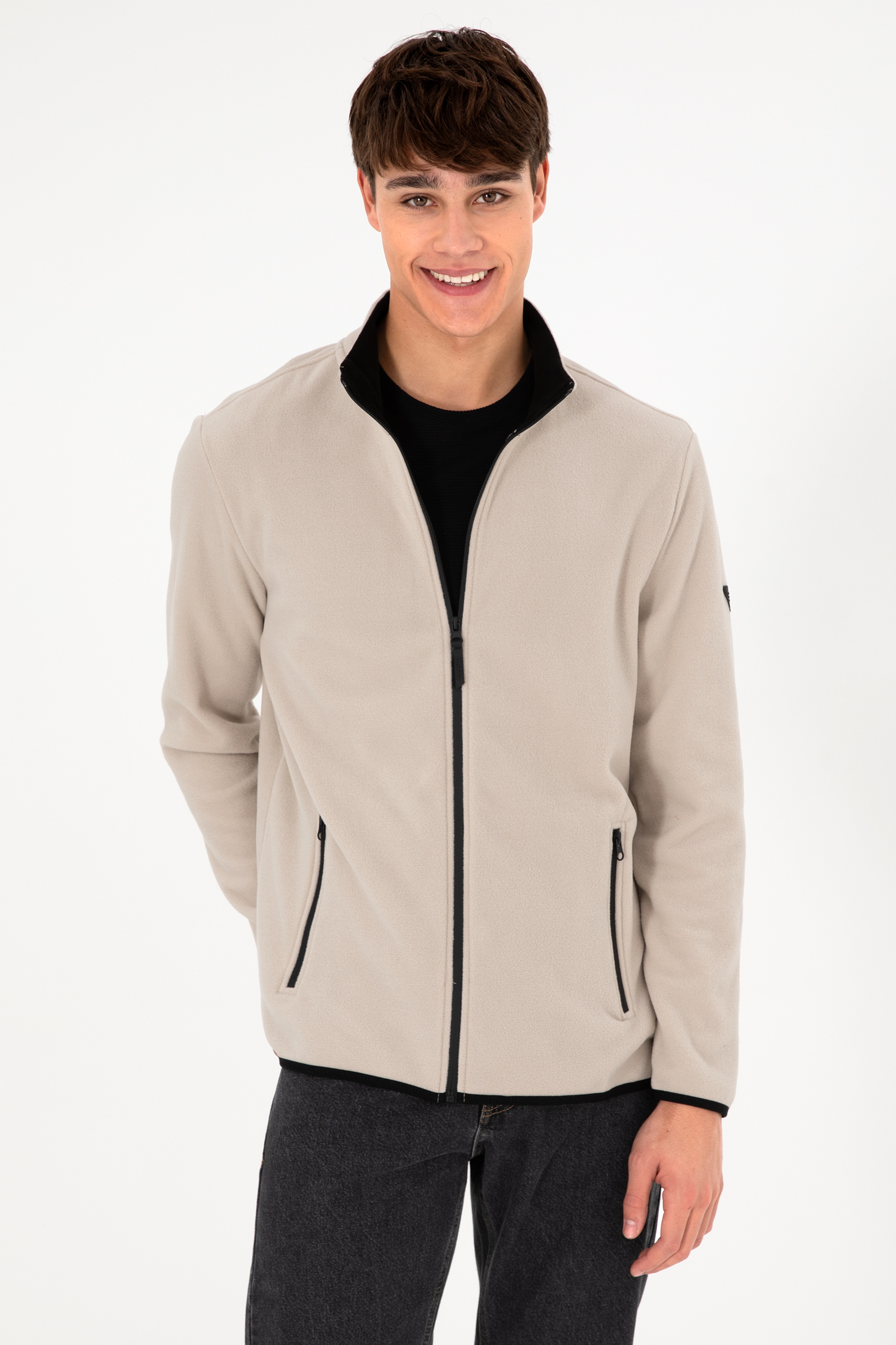 Erkek Taş Basic Polar Hırka