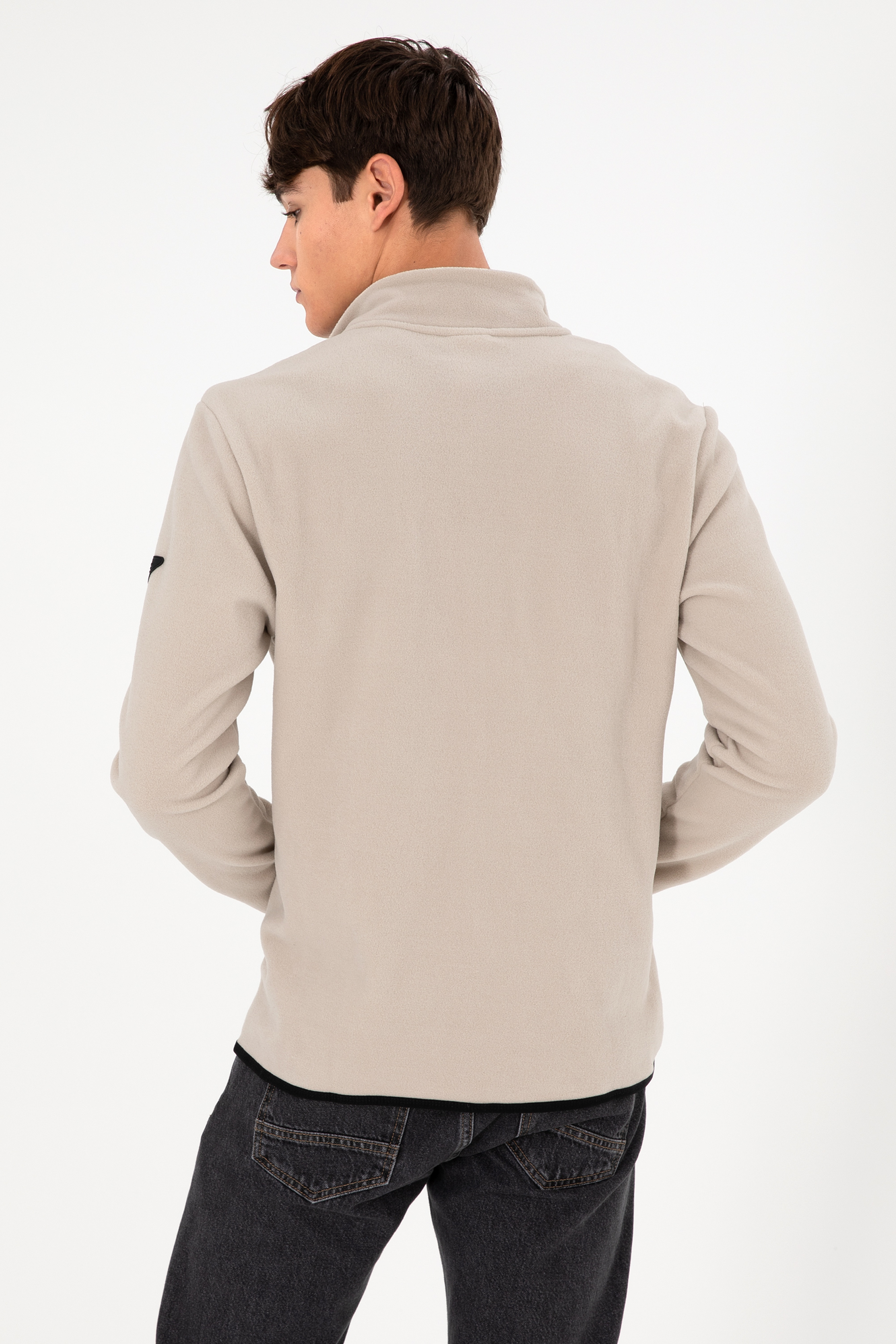 Erkek Taş Basic Polar Hırka - Image 6