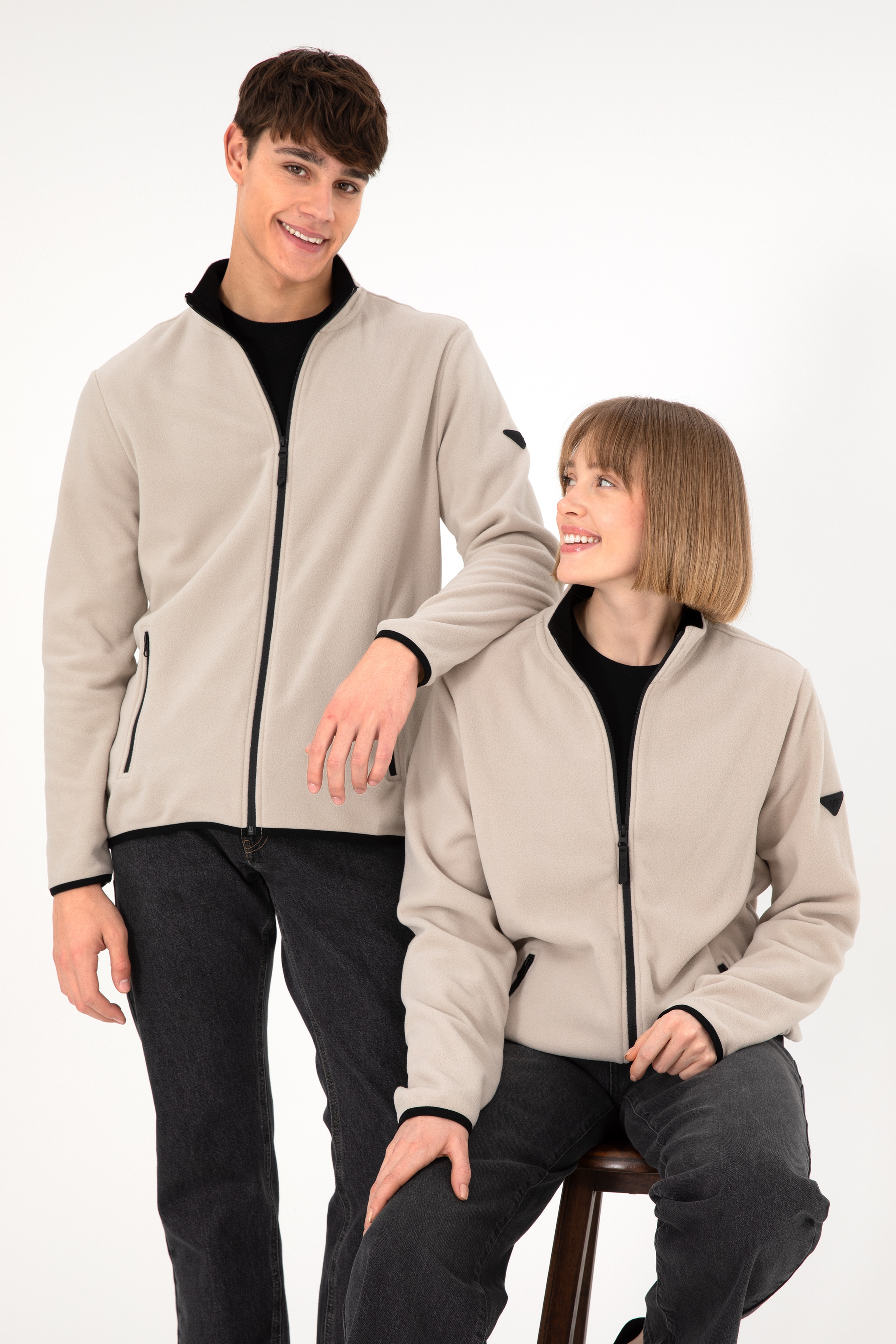 Erkek Taş Basic Polar Hırka - Image 4