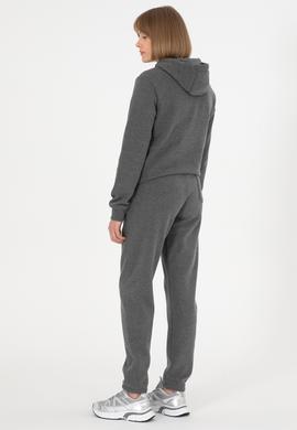 Erkek Koyu Antrasit Melanj Şardonlu Eşofman Altı - 50295146047