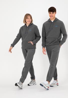 Erkek Koyu Antrasit Melanj Şardonlu Eşofman Altı - 50295146047