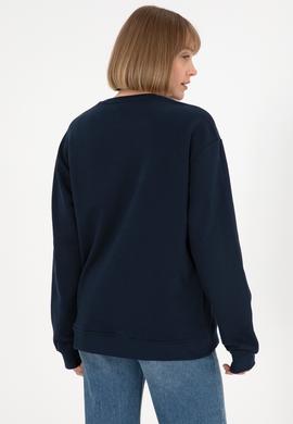 Erkek Lacivert Basic Sweatshirt - 50293420069