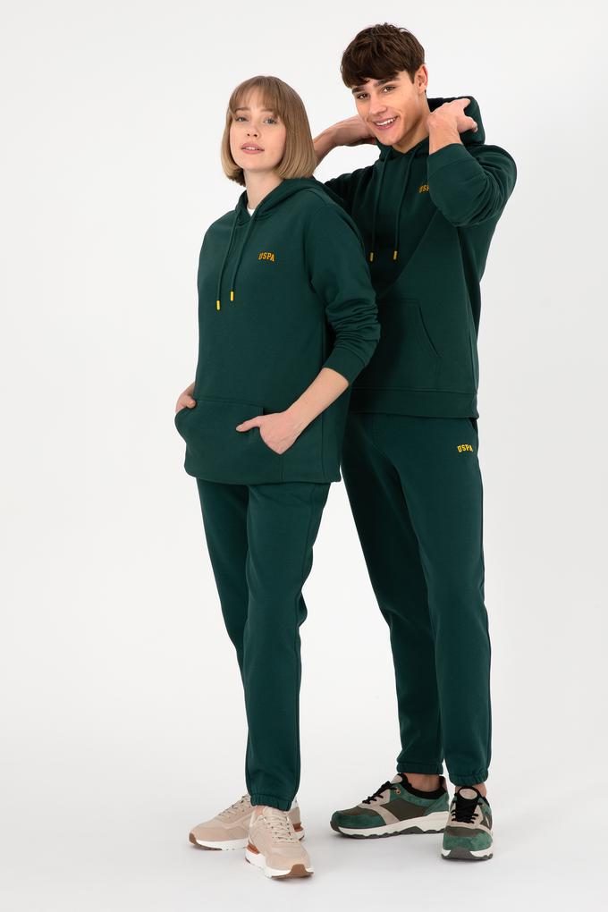 Erkek Koyu Yeşil Şardonlu Eşofman Altı