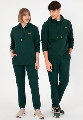 Erkek Koyu Yeşil Şardonlu Eşofman Altı - 50295146033