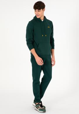 Erkek Koyu Yeşil Şardonlu Eşofman Altı - 50295146033