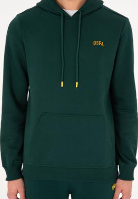 Erkek Koyu Yeşil Basic Sweatshirt - 50295176123