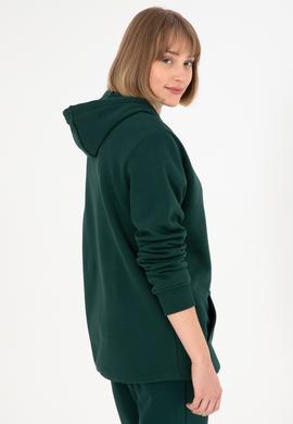 Erkek Koyu Yeşil Basic Sweatshirt - 50295176123