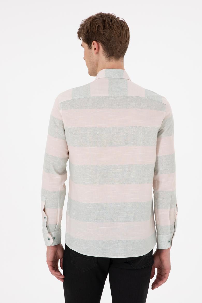 Erkek Mint Uzun Kollu Gömlek - 50291249027