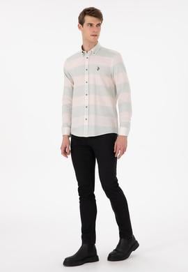 Erkek Mint Uzun Kollu Gömlek - 50291249027