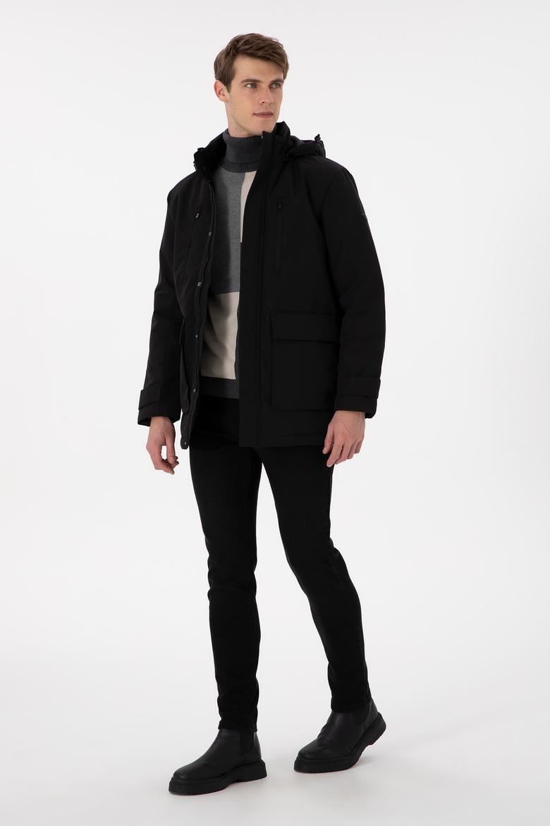 Erkek Siyah Kaban - 50290754013