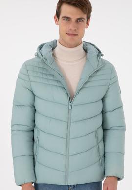 Erkek Su Yeşili Mont - 50290780025