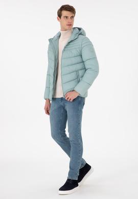 Erkek Su Yeşili Mont - 50290780025