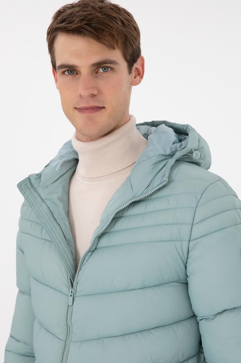 Erkek Su Yeşili Mont