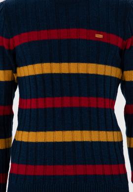 Erkek Regular Fit Bisiklet Yaka Lacivert Kazak - 50293109035