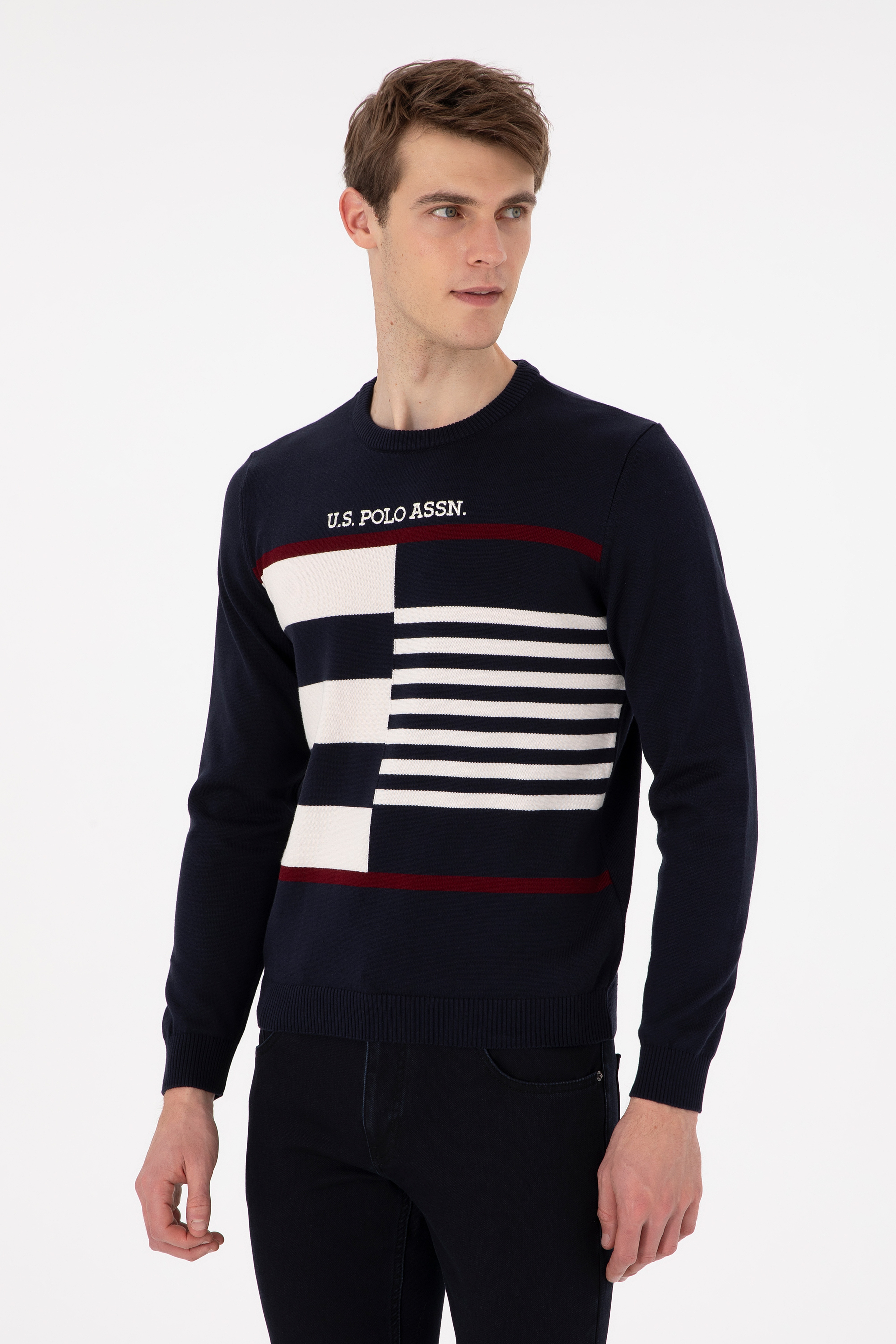 Erkek Lacivert Kazak