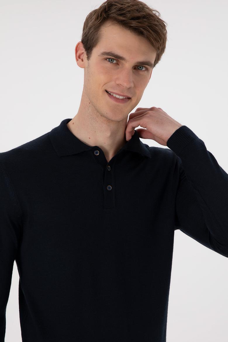 Erkek Lacivert Kazak - 50293728023