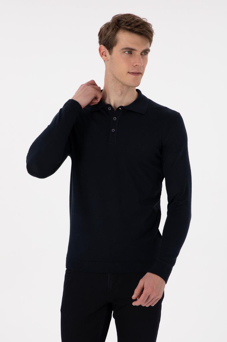 Erkek Lacivert Kazak