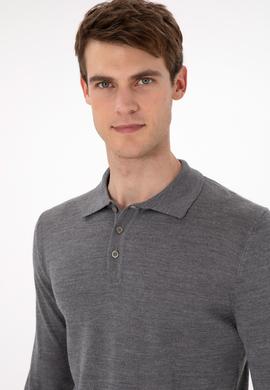 Erkek Gri Melanj Kazak - 50293728032