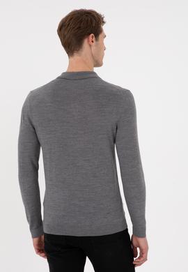 Erkek Gri Melanj Kazak - 50293728032