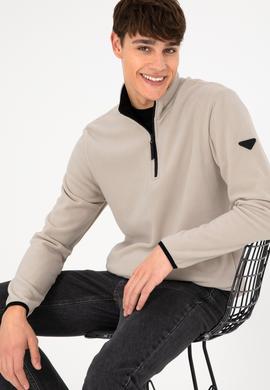 Erkek Taş Basic Sweatshirt - 50298085047