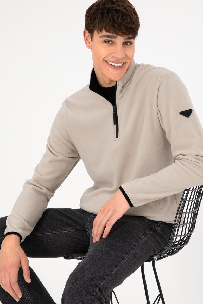 Erkek Taş Basic Sweatshirt - 50298085047