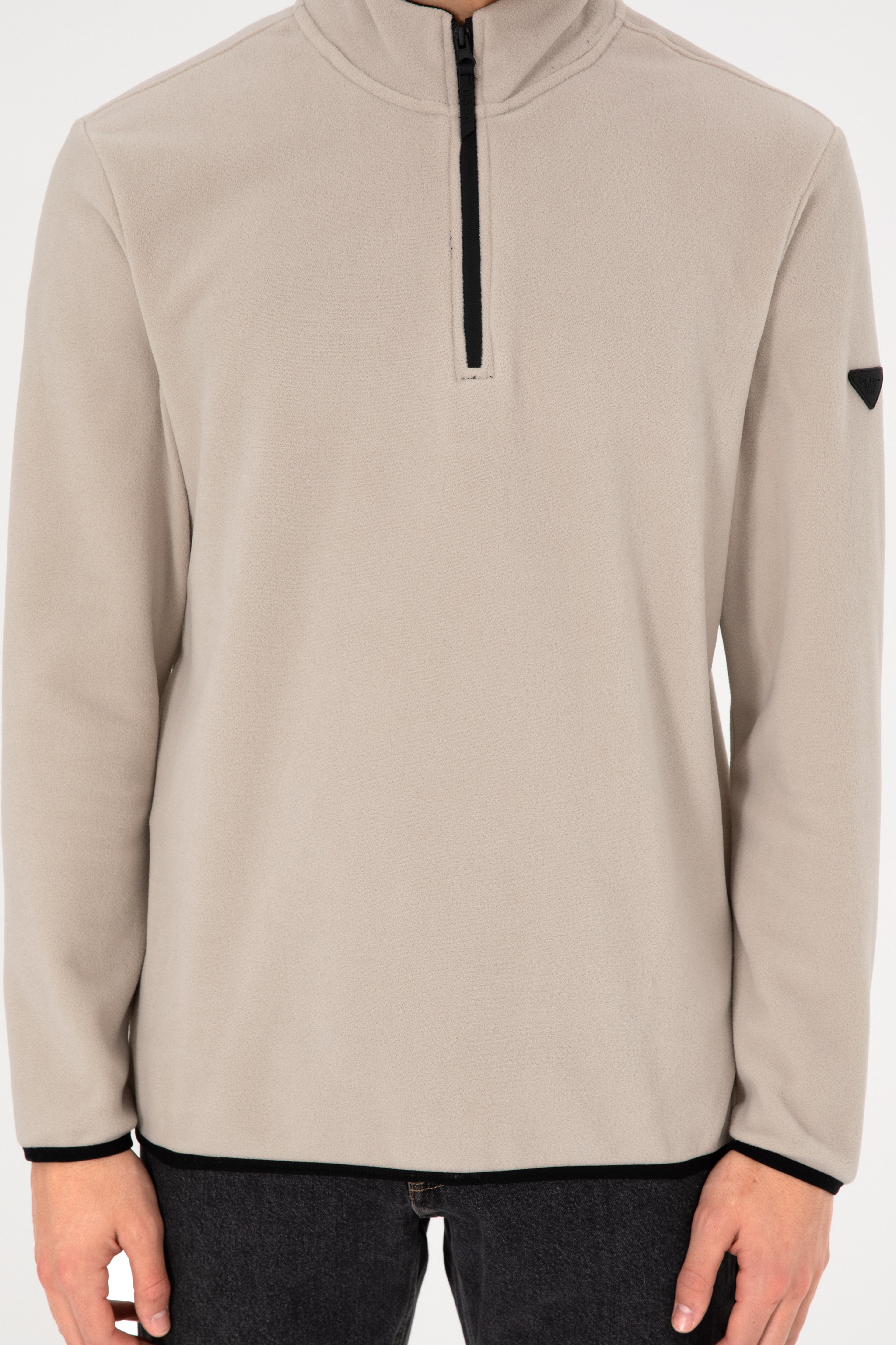 Erkek Taş Basic Sweatshirt - Image 7