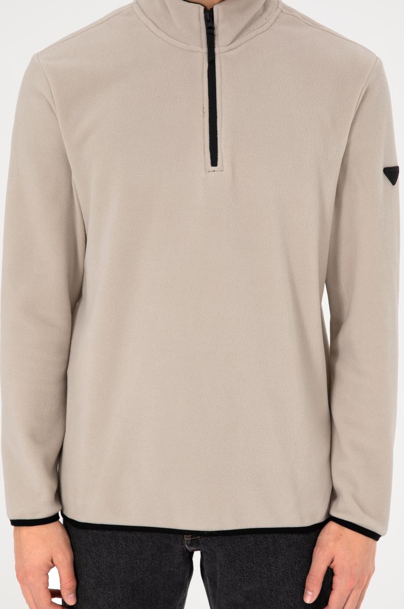 Erkek Taş Basic Sweatshirt